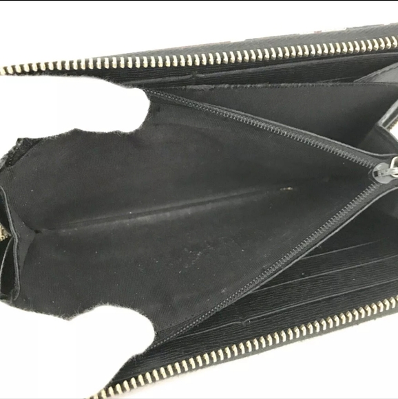 GUCCI Interlocking G Leopard Print Leather Zip Around Long Wallet - Picture 6 of 7